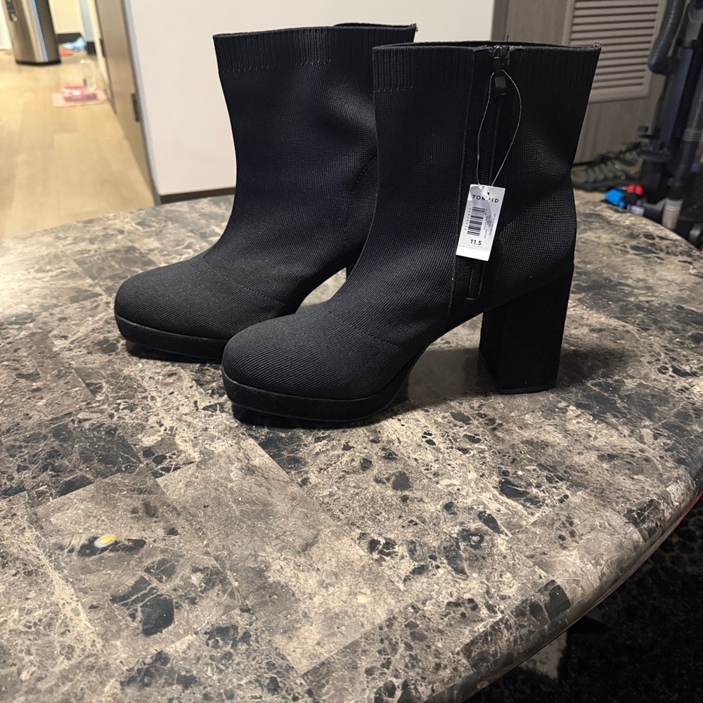 Torrid Black Heeled Boots